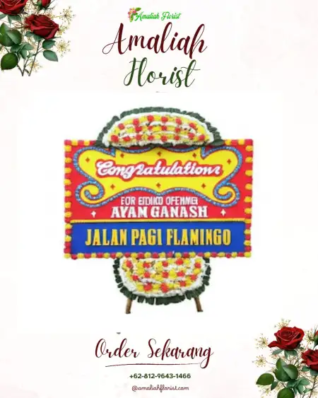 Sewa Papan Bunga Poncogati